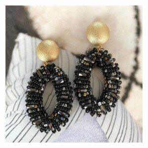 Oorbellen BLOOSZ - CANDY MÊLEE ZWART