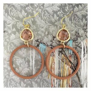 Oorbellen BLOOSZ - MAT TERRA ROND